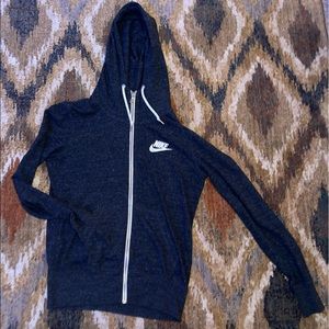 Nike zip up with pockets, size: medium